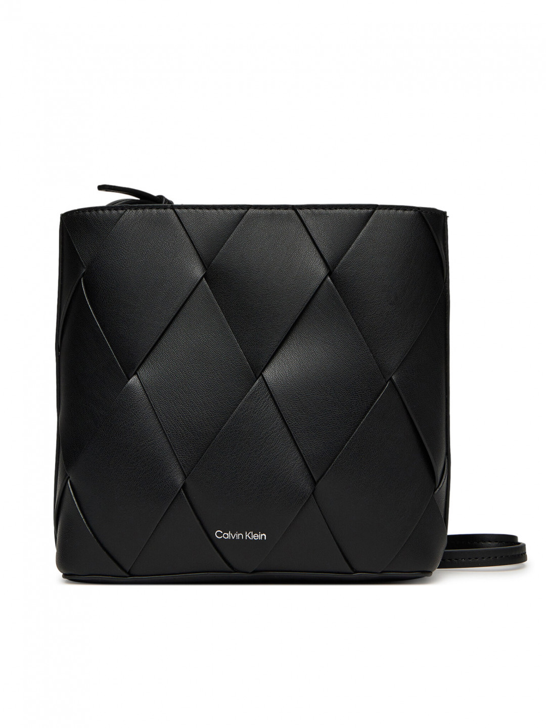 Calvin Klein Kabelka Ck Woven Square Crossbody K60K612991 Černá